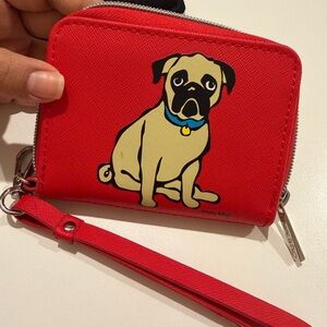Marc Tetro Red Dog Wallet with Boxer Design